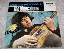JOHN MAYALL & THE BLUESBREAKERS SIGNED AUTHENTIC VINYL RECORD LP C w/COA PROOF