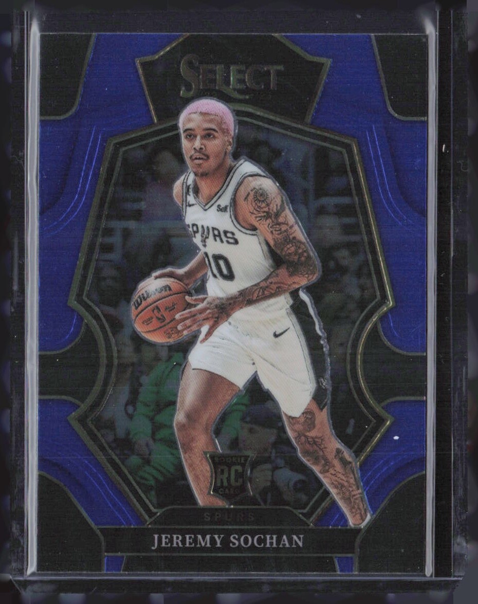 2022-23 Panini Select #192 Jeremy Sochan Blue (Retail Base)