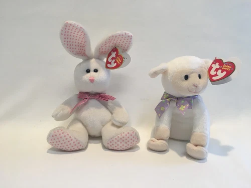 Ty Vintage Beanie Babies: Gardenia & Sheepishly w/Tags