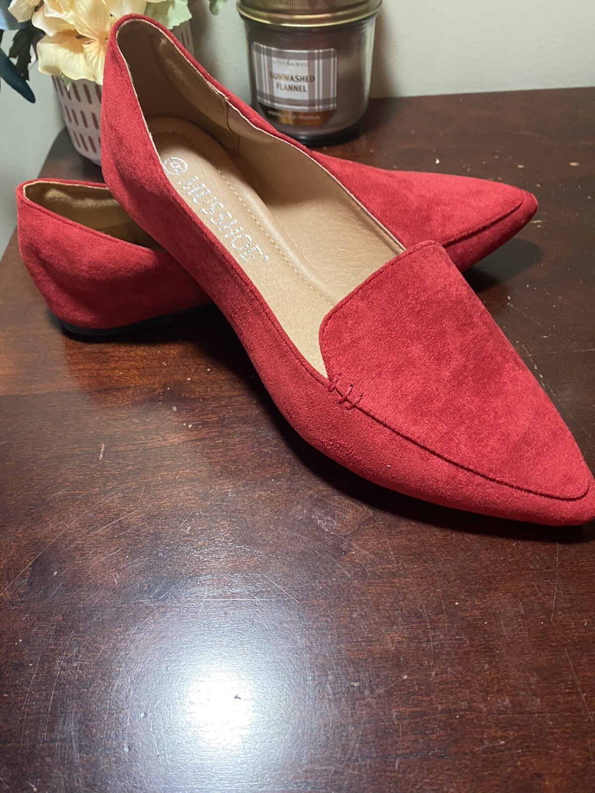 Cute Flats MUSSHOE Women's Pointed Toe Ballet Flats Dressy