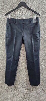 7th Avenue Design Studio NY&C Black Signature Fit Crop Straight Leg Women's 4