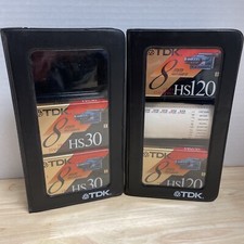 TDK 8mm Camcorder High Standard Video Cassette Tapes Lot Of 4-2 HS120 2 HS30