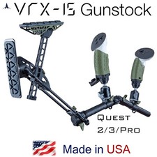 VRX-15 VR Gunstock Magnetic Rifle Pistol Stock for Quest 2 Quest 3 /Pro OD Green