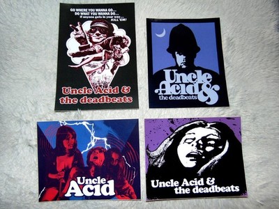 4 UNCLE ACID & THE DEADBEATS Aufkleber