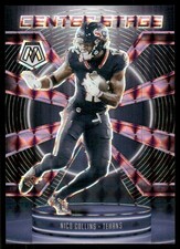 2025 Panini Mosaic Center Stage Mosaic Purple #25 Nico Collins /49 - FB