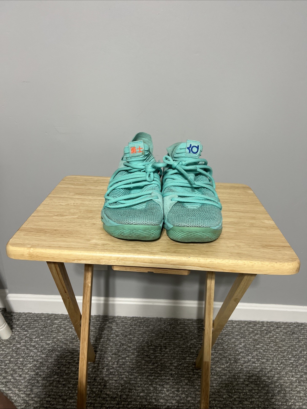 Men's  Nike Shoes - 2019 Durant KD 10 EP Hyper Turquoise City Edition Size 14