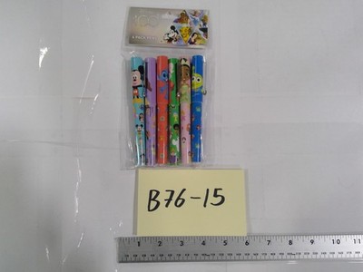 Disney 100 Kids Pens 6 Pack Multicolor Character Print School Writing Supplies