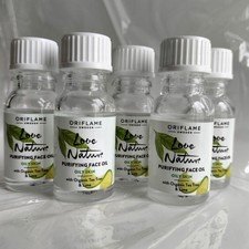 5 Pack Oriflame Love Nature Purifying Face Oil with Organic Tea Tree Lime 10ml