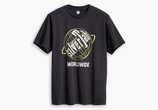 Levi s SilverTab Worldwide T-Shirt Schwarz Ne...