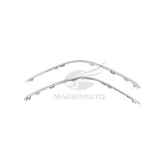2 Pcs For Honda Pilot 2019-2022 For Carstrucks Chrome Rear Bumper Trim Molding 2 Pcs For Honda Pilot 2019-2022 For Carstrucks Chrome Rear Bumper Trim Molding