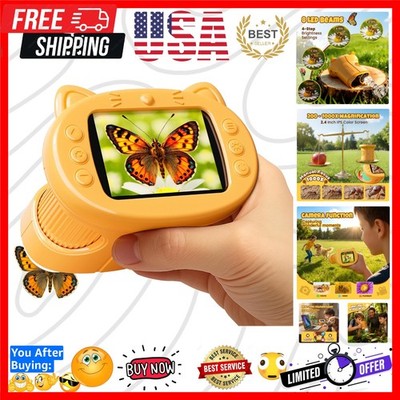 Handheld Digital Mini Microscope for Kids: 1000X 4K 2.4'' Microscopes Toys | P...