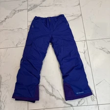 Columbia Omni-Heat Bugaboo Snow Pants Purple Sz Youth Medium (10/12) Adjustable