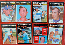 1971 O-Pee-Chee OPC team lot of 19 MILWAUKEE BREWERS