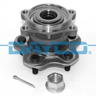 Radlagersatz Hinten Links Rechts Dayco KWD1343 FÜR Nissan Renault Radlager KIT-image