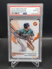 2024 Topps Pristine Adley Rutschman Orange Refractor 01/25 PSA 10