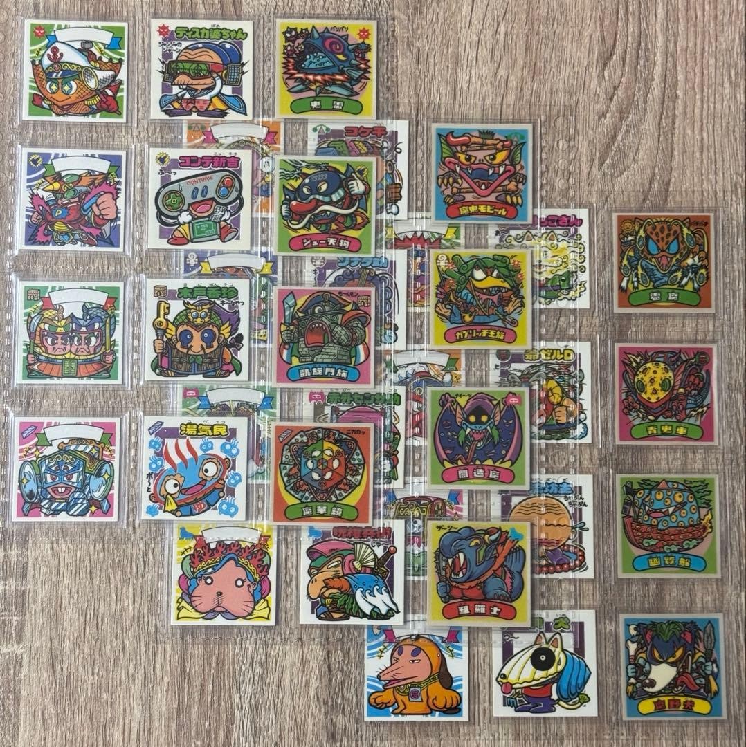 Old Bikkuriman 29th Edition Full Set Sumik Gu sure in Sleeve Used