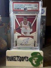 2024-25 National Treasures Jabari Smith Jr. Peerless Signatures Auto /75 PSA 10