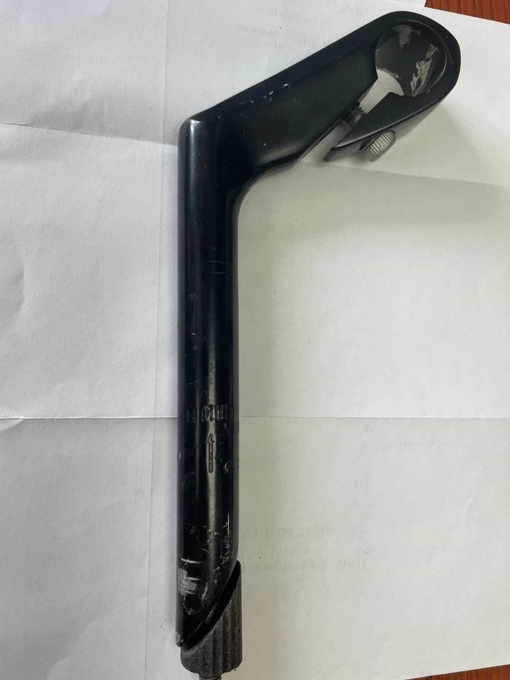 Fuji Alloy High Rise 135mm Quill stem 22.2x80mm 30 Deg Rise 25.4 Clamp Black FU2 - Image 2 of 2