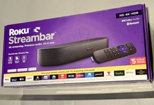 Roku Streambar 4K/HD/HDR Streaming Media Player - Black