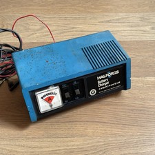 Vintage Retro Halfords Car Battery Charger Man Cave Automobilia