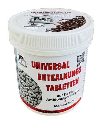 PRONURI 200 Entkalker Tabs Univer Entkalkungstabletten Amidosulfonsäure Maleinsäure Kalk