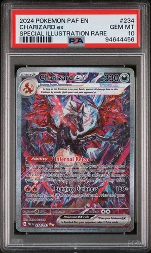 POKEMON CHARIZARD ex 2024 EN-PALDEAN FATES #234 SPECIAL ILLUSTRATION RARE PSA 10
