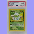Pokemon 1st Edition Base Set French Bulbasaur (Bulbizarre) #44 PSA 10 Gem Mint