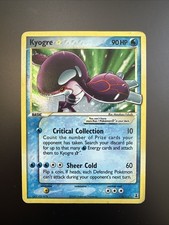 2006 Pokémon Gold Star Kyogre Holo EX Delta Species MP