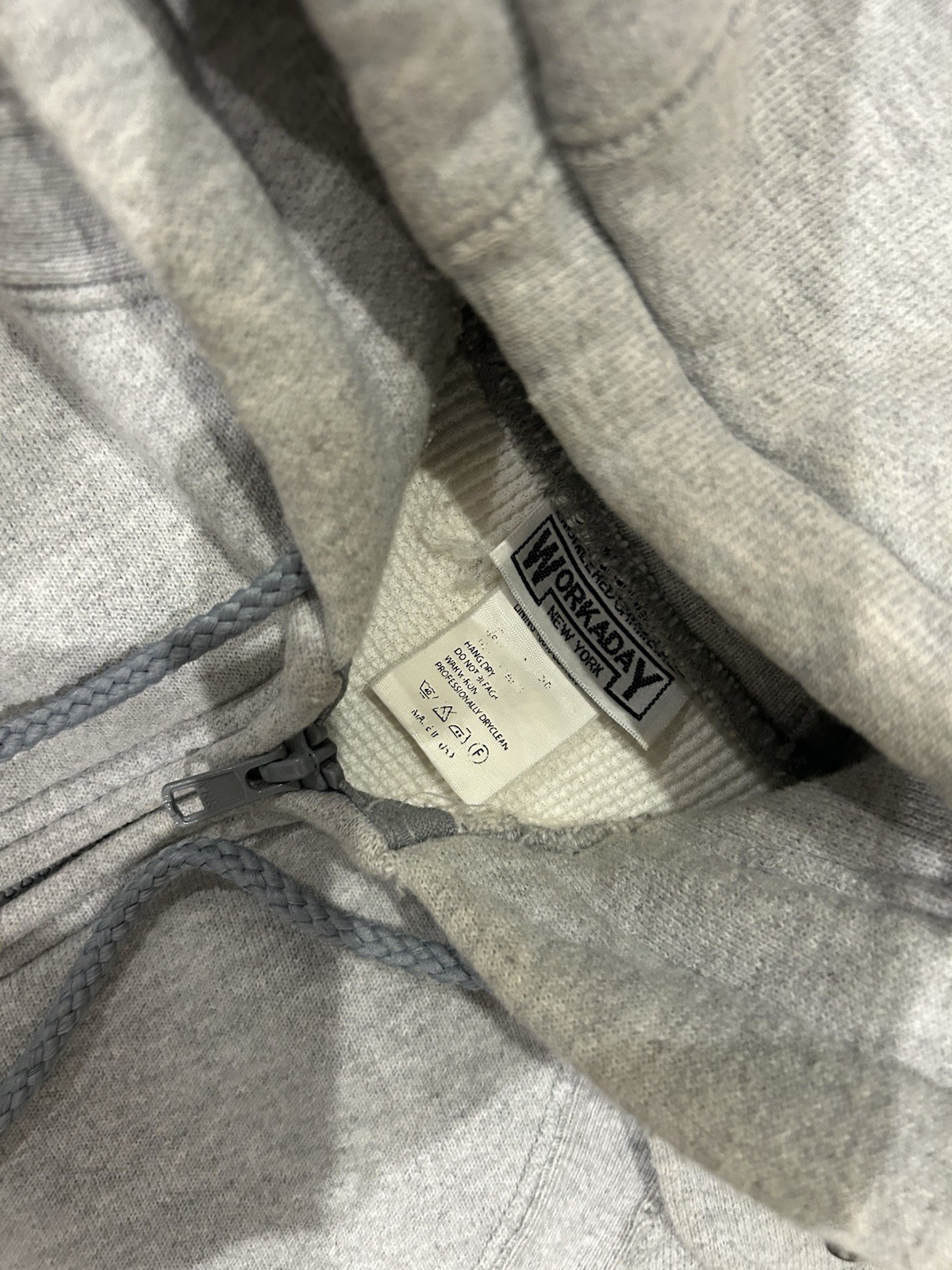 Engineered Garments Workaday Gray Heavy Cotton Sw… - image 3