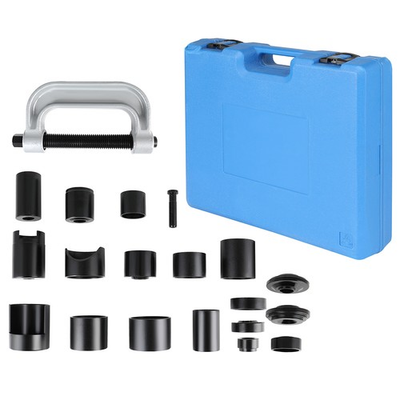 #ad 21Pcs Auto Repair Service Removal Ball Joint Press Tool Master Adapter Kit 2amp;4WD $50.49