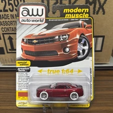 AUTO WORLD 2024 MODERN MUSCLE 2010 CHEVROLET CAMARO RS/SS ULTRA RED CHASE
