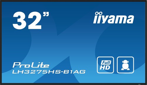 iiyama ProLite LH3275HS-B1AG FullHD 31,5" Digital Signage Display IPS Android OS