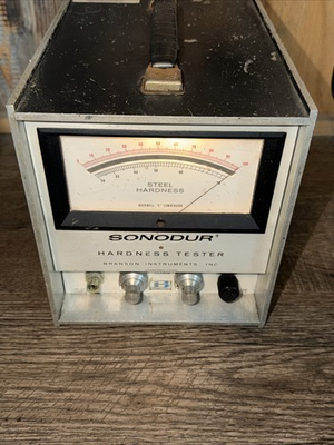 #ad Vintage Working Weston SONODUR KRAUTKRAMER BRANSON MODEL 5100 HARDNESS TESTER $348.80