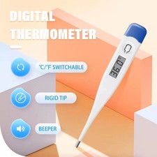 Digital Oral Thermometer LCD Display for Baby Kid Adult Health