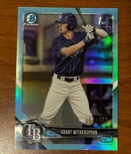 Grant Witherspoon 2018 Bowman Chrome 1st Bowman Sky Blue Refractor /402