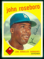 1959 TOPPS #441 JOHN ROSEBORO EXMT