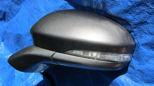 2013-2019 Ford Fusion OEM Drivers Left Door Heated Mirror Blindspot Gray Metal