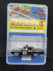 Lesney Matchbox 20 Custom Chevrolet Impala Police Car Grey Wheels Blister Pack