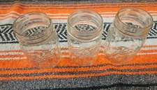 Lot Of 3 Ball Mason Made In USA 12oz Pint Jars No Rings Or LIDS Canning Jar