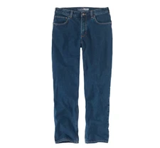 Carhartt 104943-H38 Men's Relaxed Fit Straight 5-Pocket Jeans, Hawthorn, S38X32