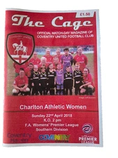 Coventry United Ladies v Charlton Athletic Women - FAWPL - 22.04.2018