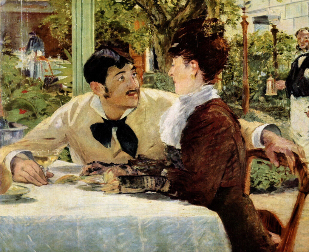 1961 Vintage Print Edouard Manet Chez Le Pere Lathuille 1879 Fine