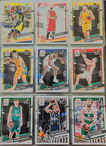2023-24 Panini Donruss Euroleague FULL BASE SET LOT 200 cards Wemby Luka Legend - Picture 19 of 24