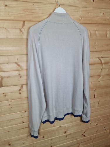 Vintage YVES SAINT LAURENT YSL Mens Full Zip Cardigan White Y2K Size XL - Picture 19 of 24