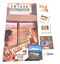 Amtrak National Timetable Fall Winter 1997 1998 Effective 10/26 Passenger Rail