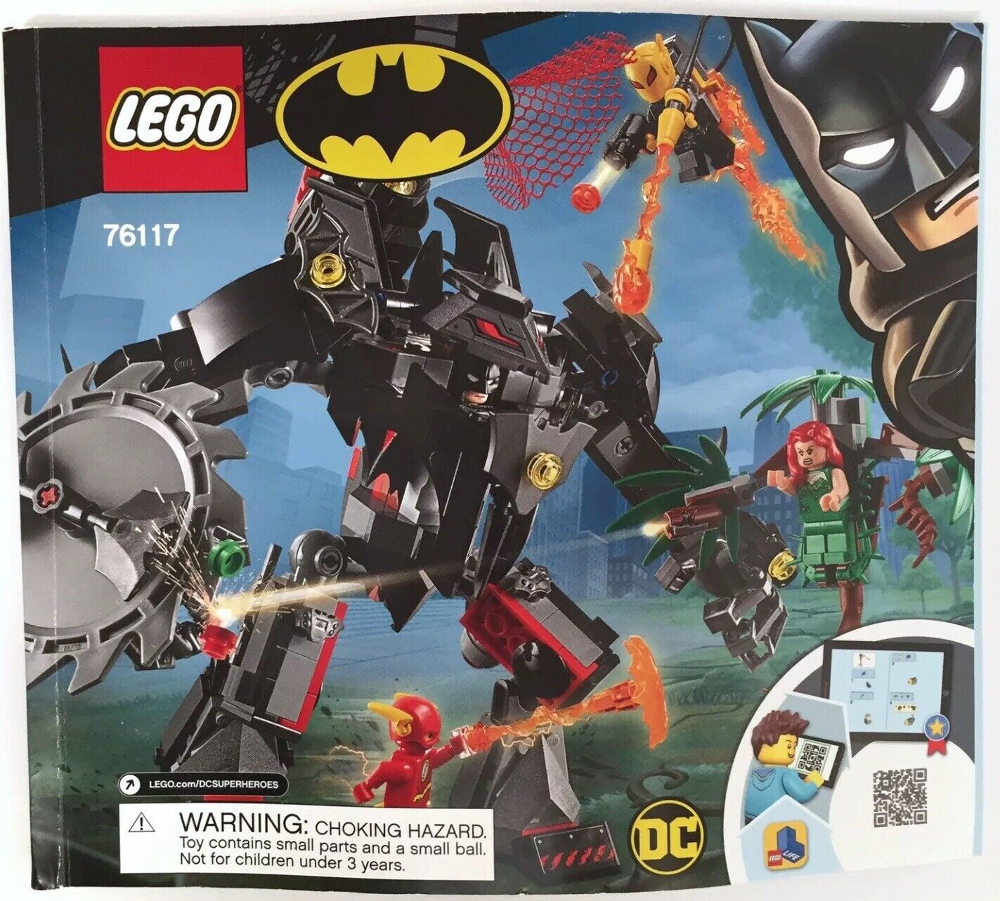 Lego 76117 Batman Instructions Manual Booklet Only