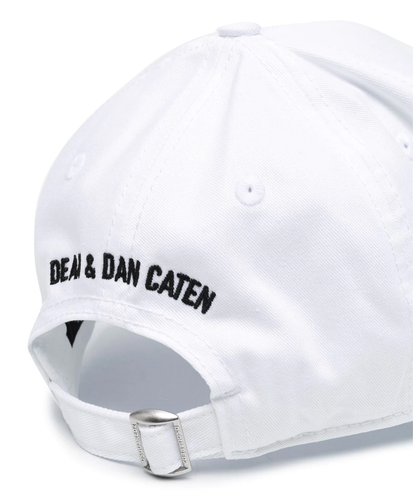 Dsquared2 Icon Baseball Cap White Black Bnwt - Photo 7/12