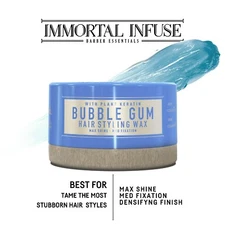Immortal Infuse Bubble Gum Hair Styling Wax - 150 ml Size