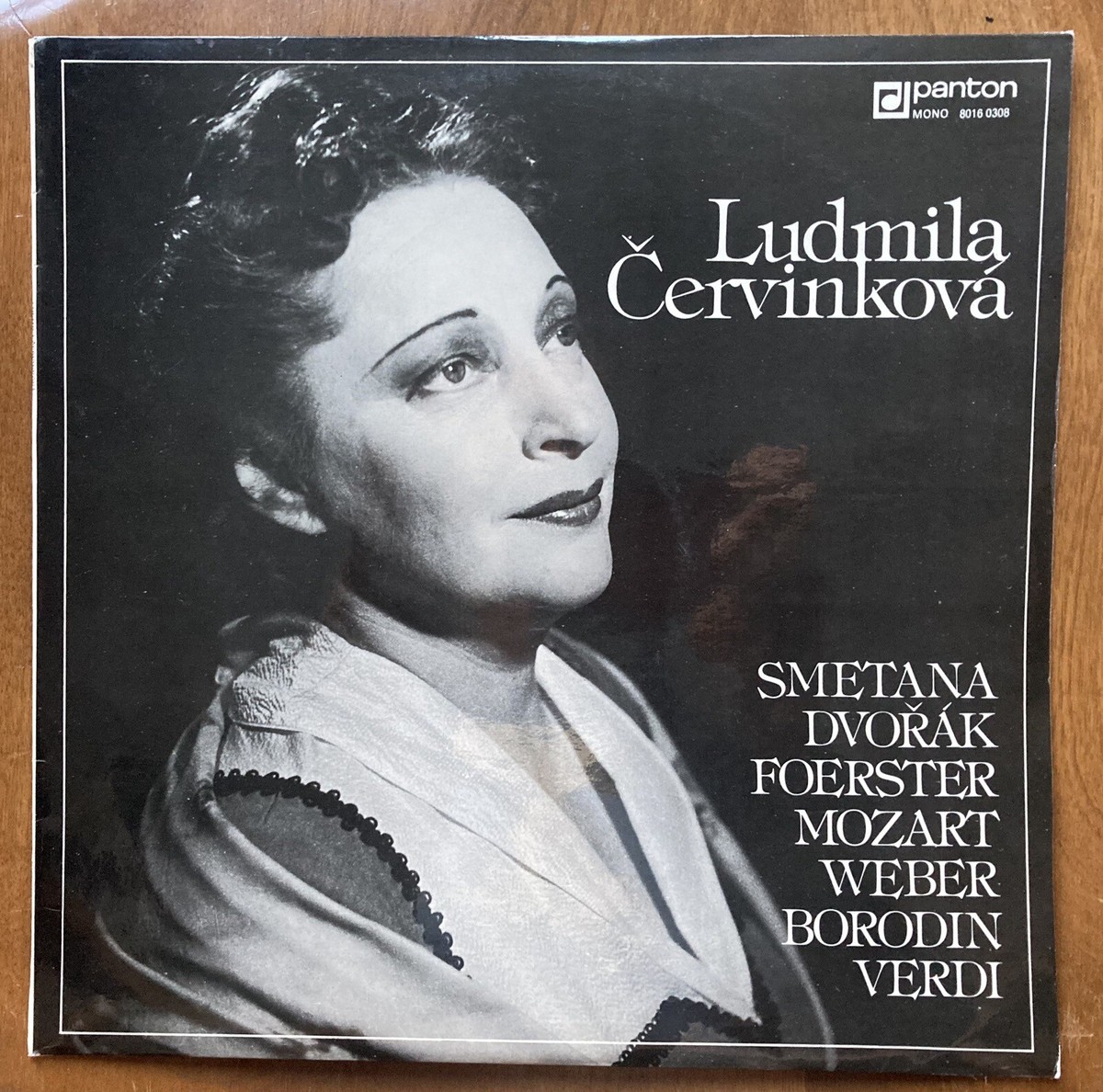 Ludmila Cervinkova (soprano) vinyl LP Panton #8016 0308