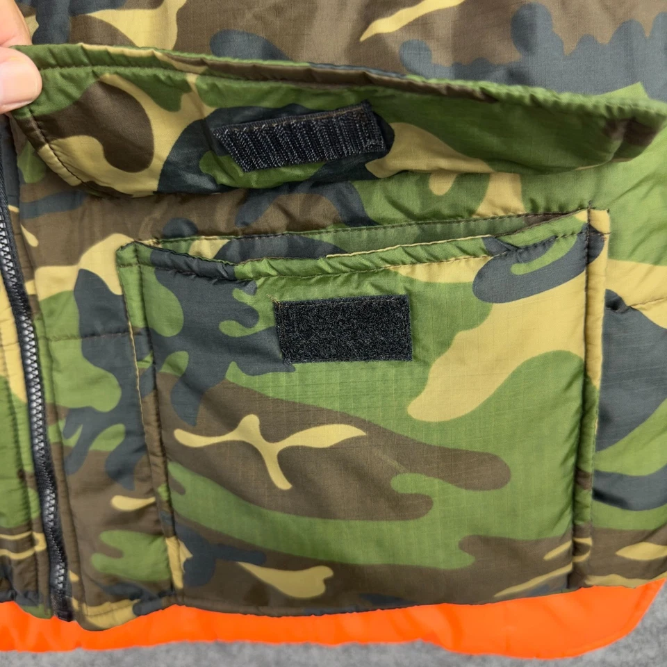 Vtg Game Winner Sportswear Camouflage Vest Large 42/44 Hunting Reversible - Image 4 of 4